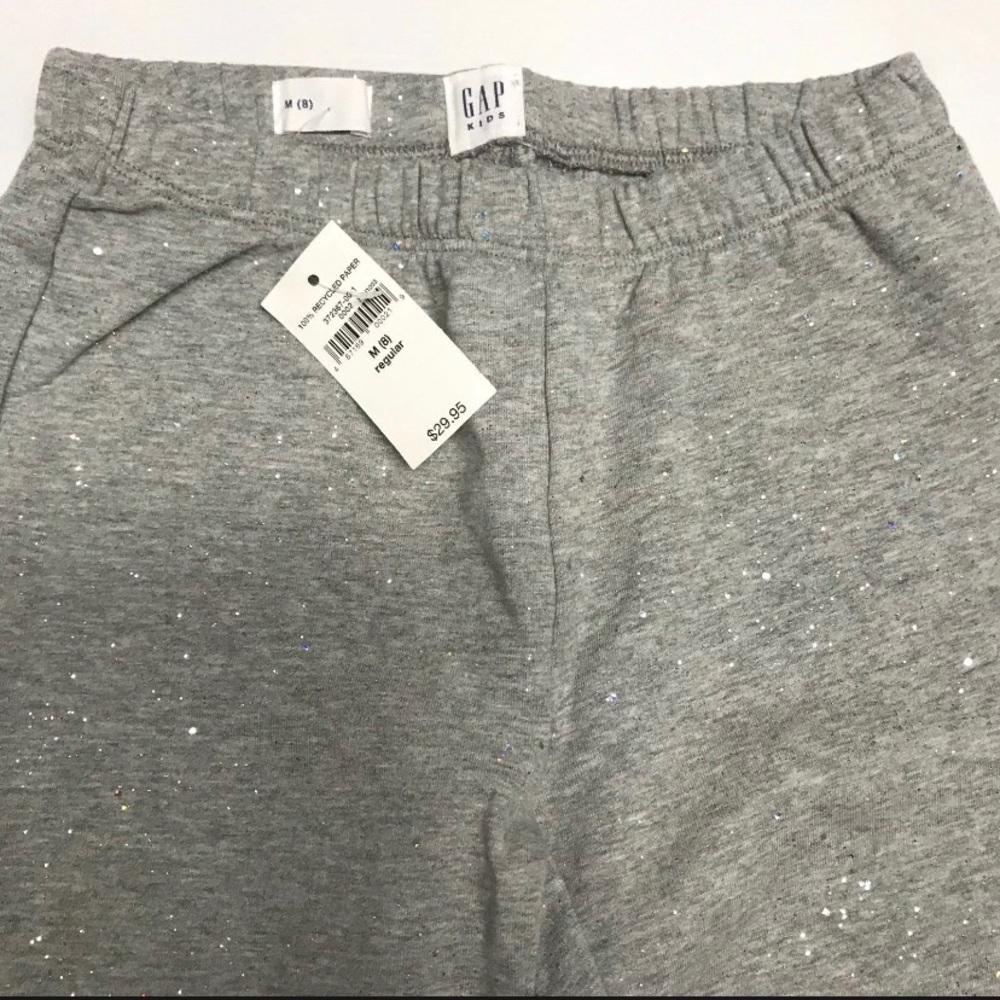 Gap Kids Girls Leggings Sz 8 Heathered Gray NEW - Picture 7 of 11